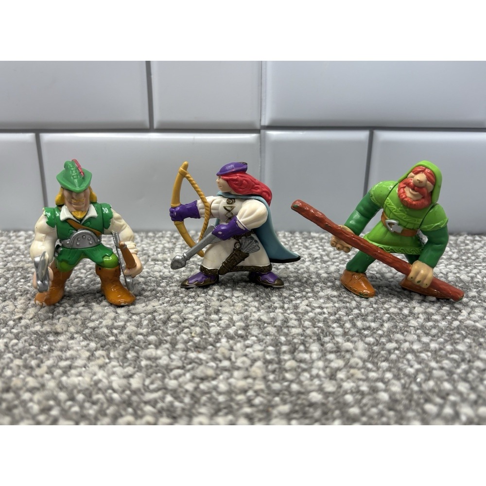 Vintage Fisher Price‎ Great Adventure Robin Hood Toy Lot Figures 1998